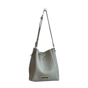Katie Loxton London Gray Faux Leather Chloe Bucket Bag Shoulder Bag